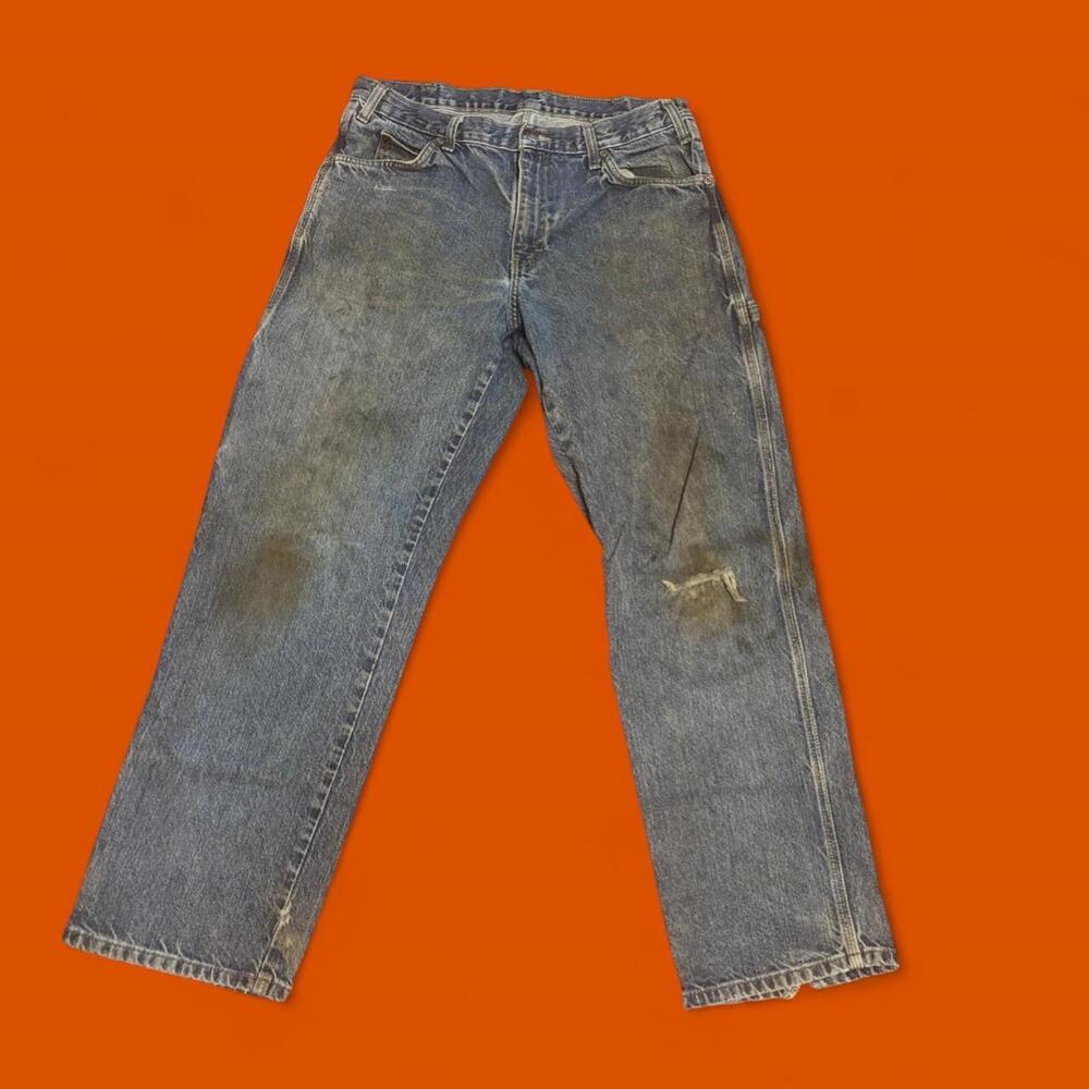 Dickies Men's Blue and Navy Jeans